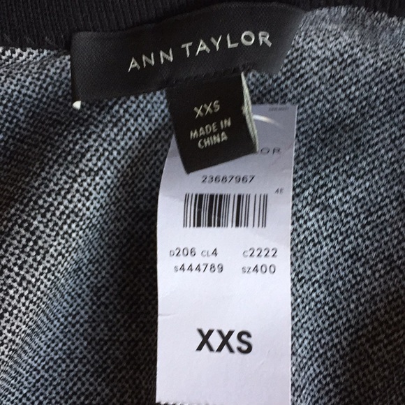 ANN TAYLOR cardigan Colorblock Geometric Cardigan Coat - Picture 6 of 8